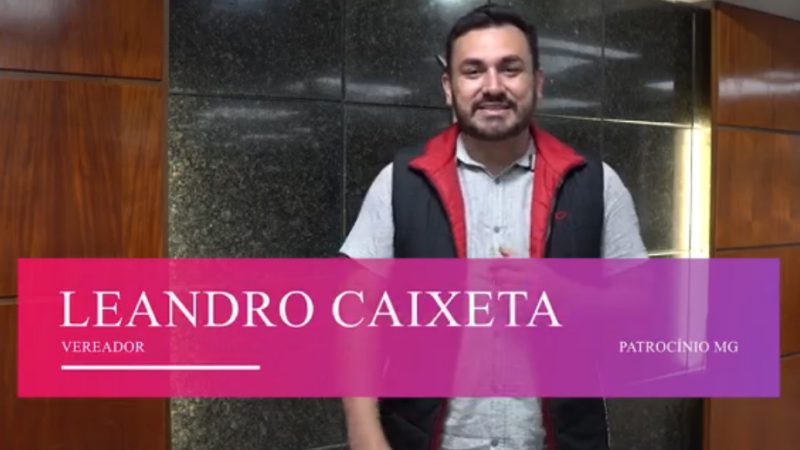 Prestação de contas do vereador Leandro Caixeta
